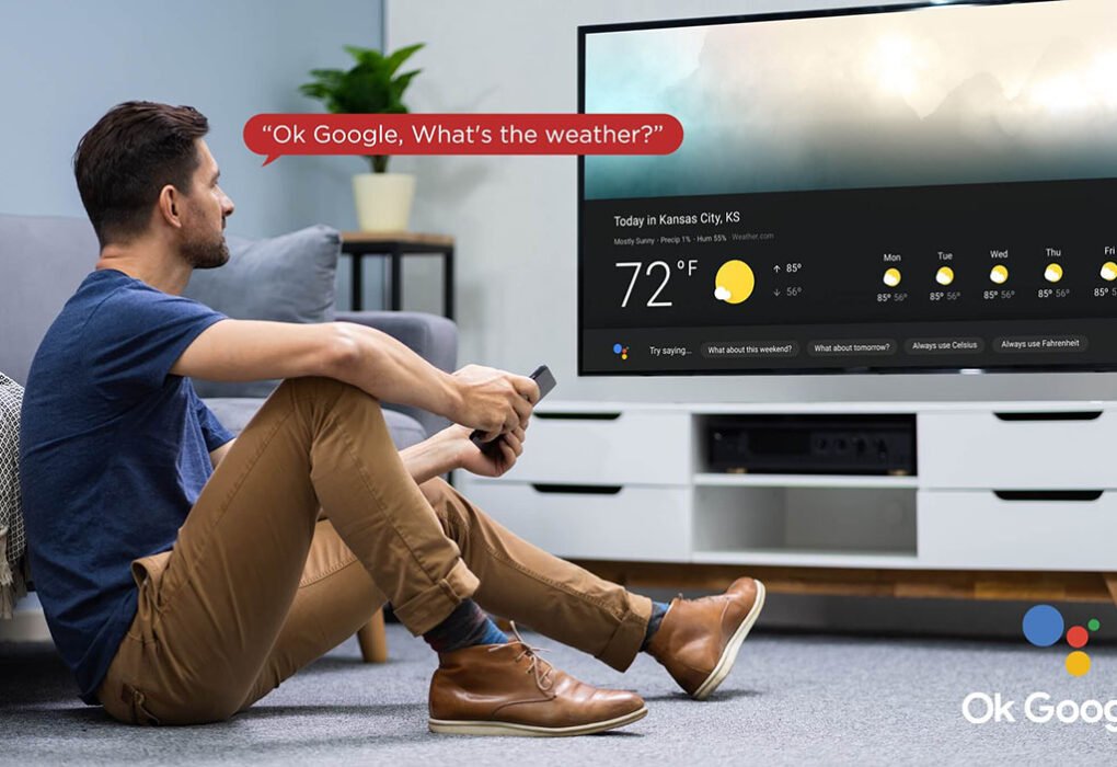 ok google mein gerät einrichten android tv