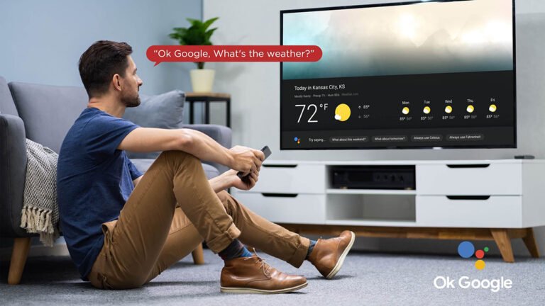 ok google mein gerät einrichten android tv